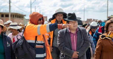 Avanza la construcción de la avenida Jach’a Tupo y se calcula la entrega con premura